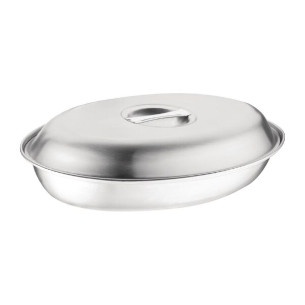 Vegetable Dish Cover St/St - 254mm 10" - Image 3