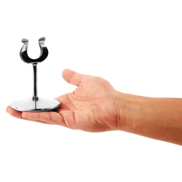 Olympia Table Number Stand St/St - 100mm 4" - Image 2