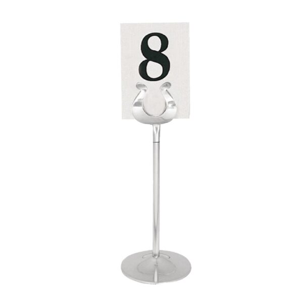Olympia Table Number Stand St/St - 100mm 4" - Image 5