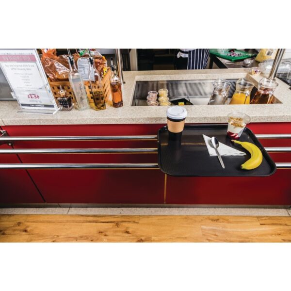 Olympia Kristallon Foodservice Tray Black - 305x415mm - Image 3