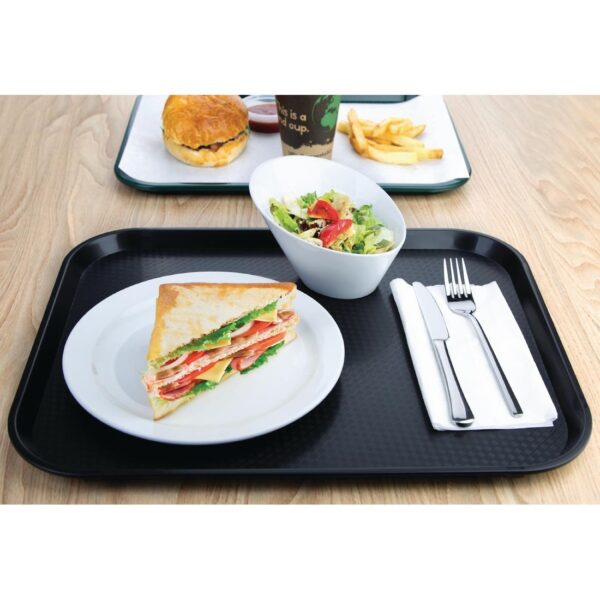 Olympia Kristallon Foodservice Tray Black - 350x450mm - Image 4