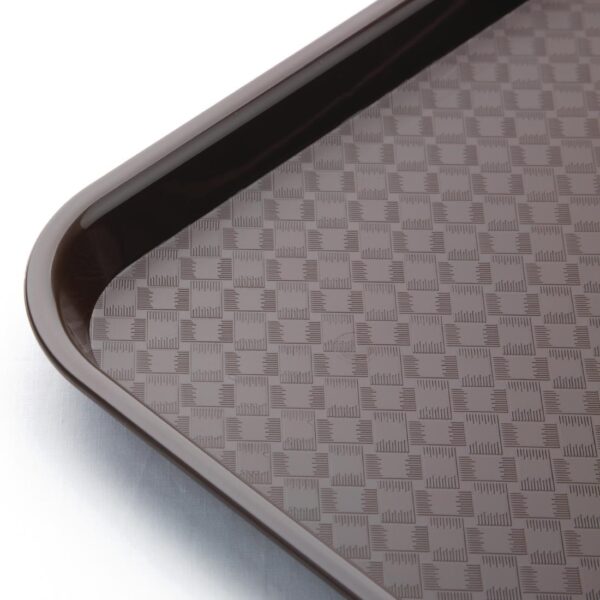 Olympia Kristallon Foodservice Tray Dark Brown - 350x450mm - Image 3