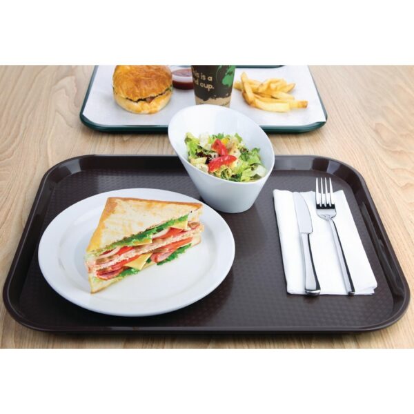 Olympia Kristallon Foodservice Tray Dark Brown - 350x450mm - Image 5