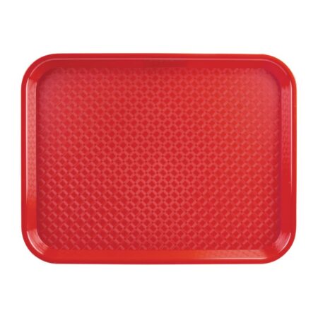 Olympia Kristallon Foodservice Tray Red - 350x450mm