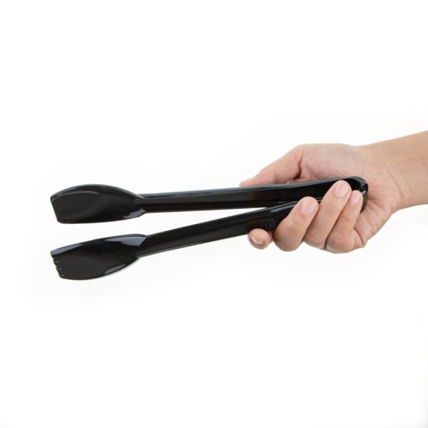 Vogue Food Tongs Black - 230mm 9" - Image 3