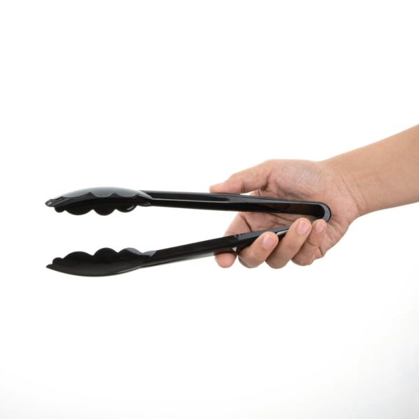 Vogue Tongs Black - 230mm 9" - Image 3