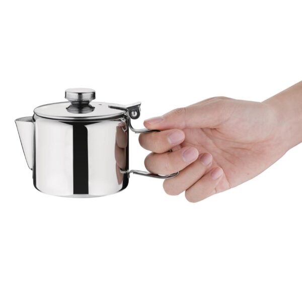 Olympia Concorde Teapot Mirror Finish St/St - 290ml 10oz - Image 2