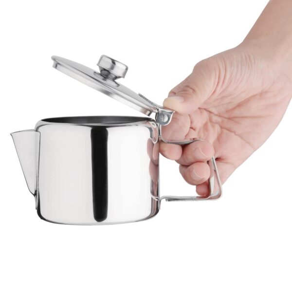 Olympia Concorde Teapot Mirror Finish St/St - 290ml 10oz - Image 4