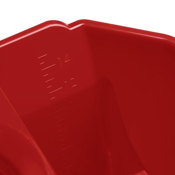 Mop Bucket Complete Red - 3 parts - Image 4