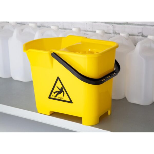 Jantex Mop Bucket Complete Yellow - 3 parts - Image 7