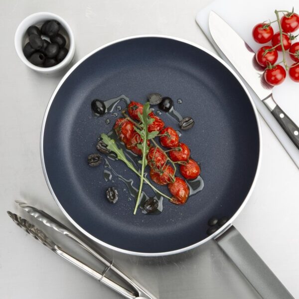 Vogue Frypan Aluminium Non - stick Teflon Platinum Plus - 300x48mm 11.8'x1.9" - Image 6