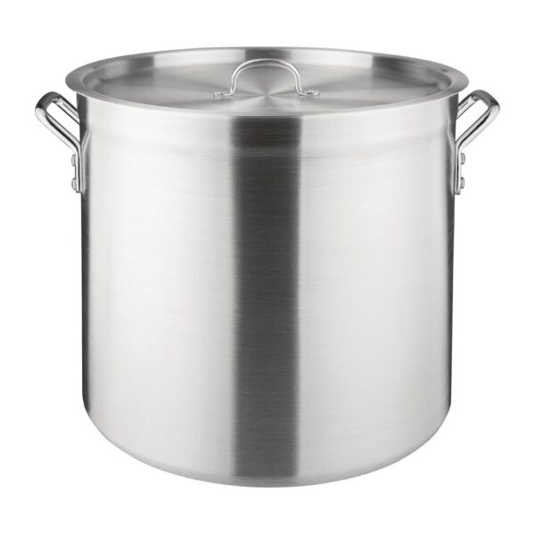 Vogue Stockpot Aluminium - 400mm 47 1/8Ltr - Image 2