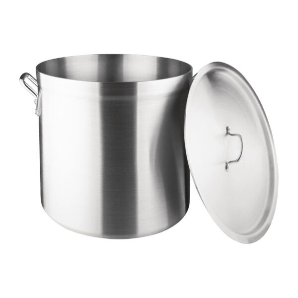 Vogue Stockpot Aluminium - 400mm 47 1/8Ltr - Image 3