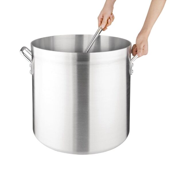 Vogue Stockpot Aluminium - 400mm 47 1/8Ltr - Image 4