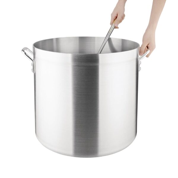 Vogue Stockpot Aluminium - 440mm 56 5/8Ltr - Image 4