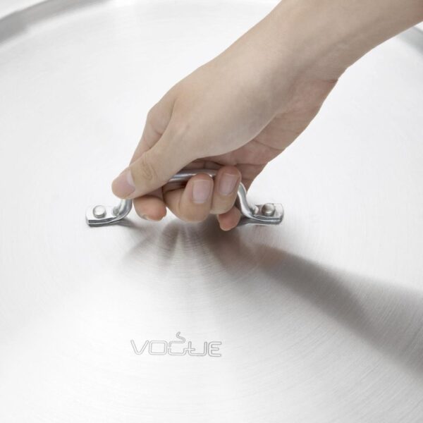 Vogue Stockpot Lid Aluminium - 400mm 15 3/4" - Image 3