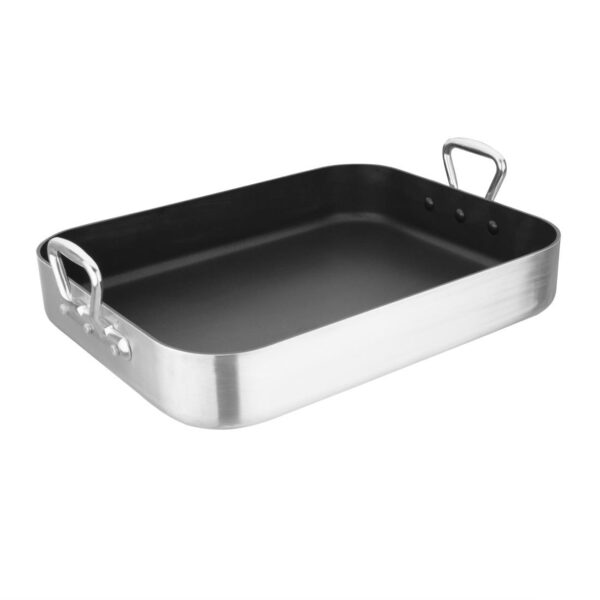 Vogue Roasting Pan Aluminium - 450x350x80mm 10Ltr 338fl oz - Image 2