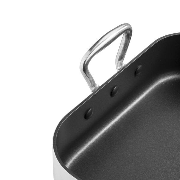 Vogue Roasting Pan Aluminium - 400x300x80mm 15 1/2x11 3/4x3" - Image 2