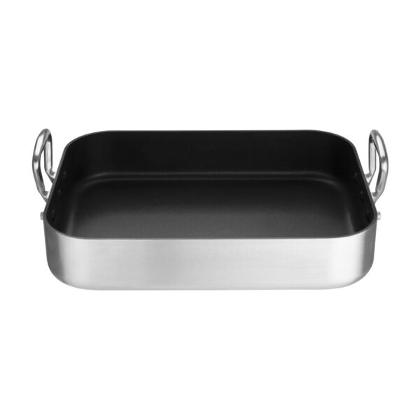 Vogue Roasting Pan Aluminium - 400x300x80mm 15 1/2x11 3/4x3" - Image 4