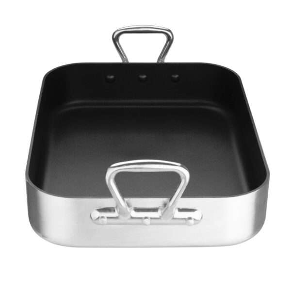 Vogue Roasting Pan Aluminium - 400x300x80mm 15 1/2x11 3/4x3" - Image 5