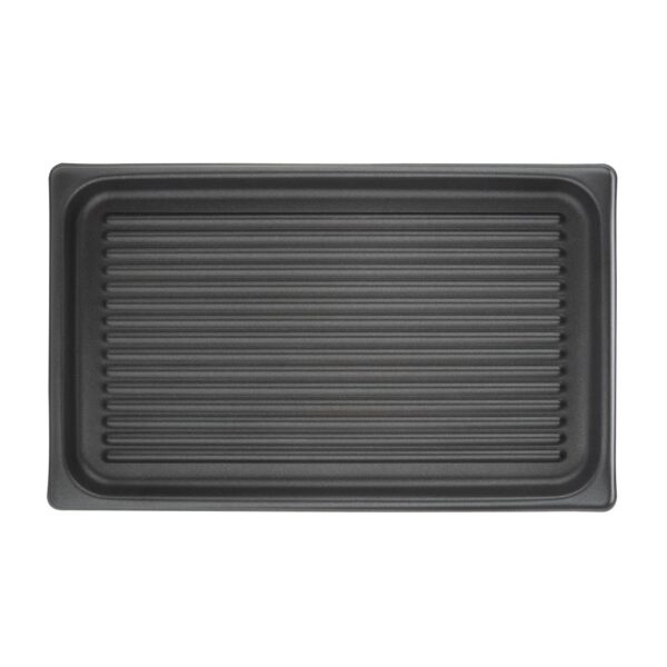 Vogue Ridged Baking Sheet Aluminium - 530x325x30mm - Image 4