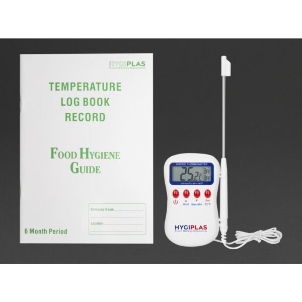Multistem Thermometer F338 with Temperature Log Book J201
