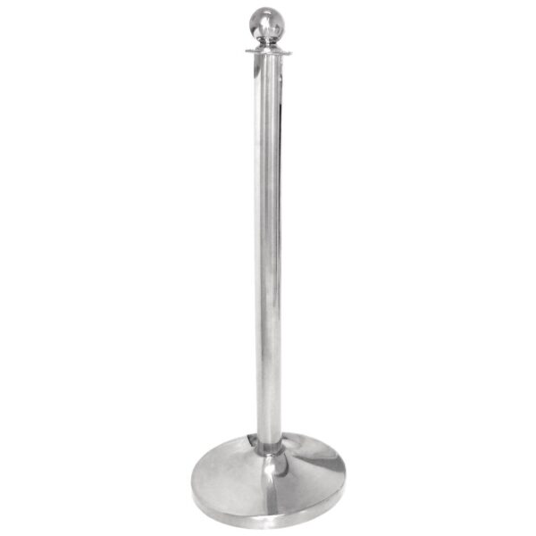Bolero Ball Top St/St Barrier Post Polished Finish