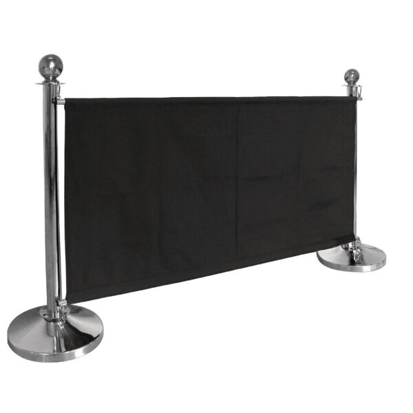 Bolero Black Banner with St/St Fixings - Image 7