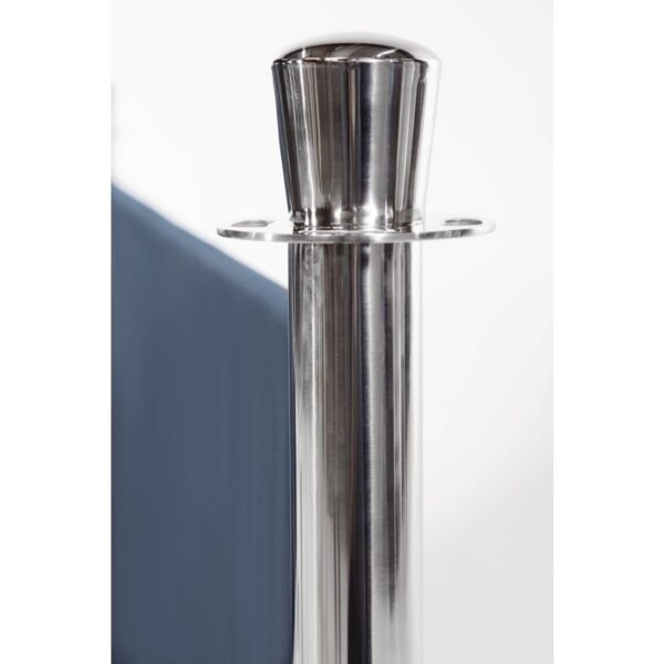 Bolero Dome Top St/St Barrier Post Polished Finish - Image 2
