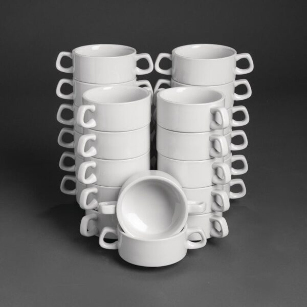 Bulk Buy - Athena Hotelware Stacking Soup Bowl - 290ml 10oz (Box 24) - Image 2