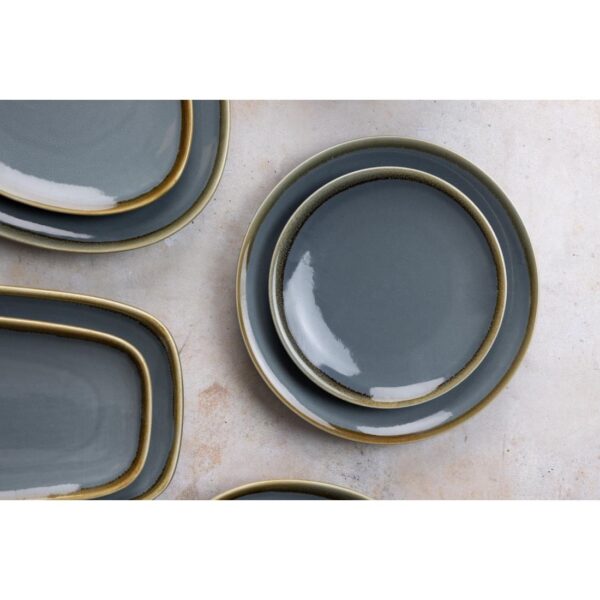Olympia Kiln Ocean Coupe Plate - 228mm 9" (Box 6) - Image 3