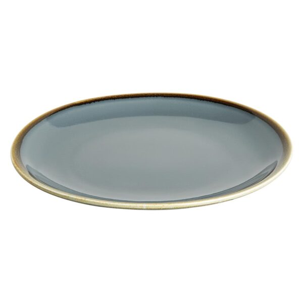 Olympia Kiln Ocean Coupe Plate - 228mm 9" (Box 6) - Image 4