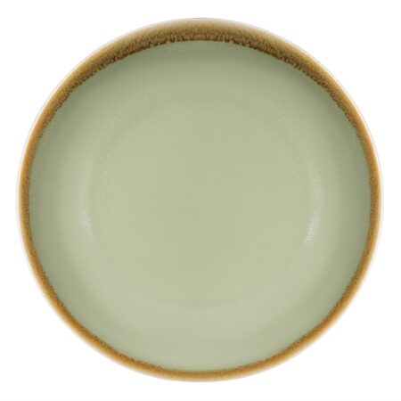 Olympia Kiln Moss Coupe Plate - 228mm 9" (Box 6)