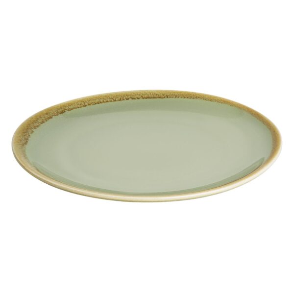 Olympia Kiln Moss Coupe Plate - 228mm 9" (Box 6) - Image 6