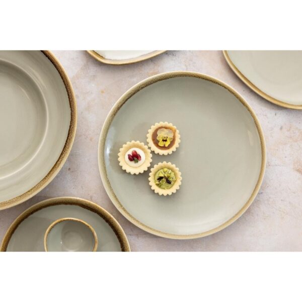 Olympia Kiln Moss Coupe Plate - 228mm 9" (Box 6) - Image 9