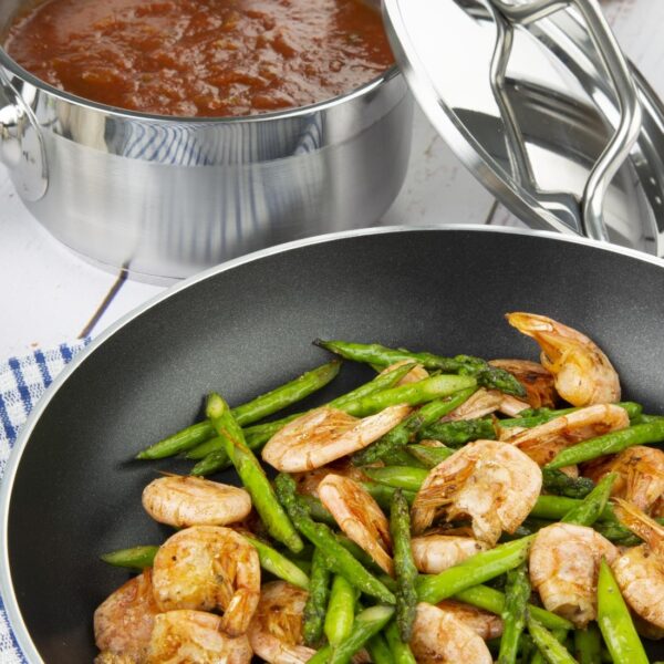Nisbets Essentials Saucepan & Frypan Set - Image 4