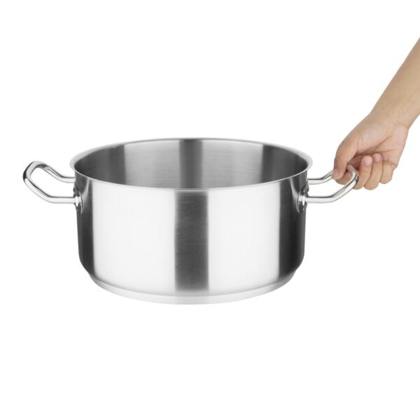 Vogue Casserole Pan St/St - 280mm 7 1/2Ltr 253fl oz - Image 3