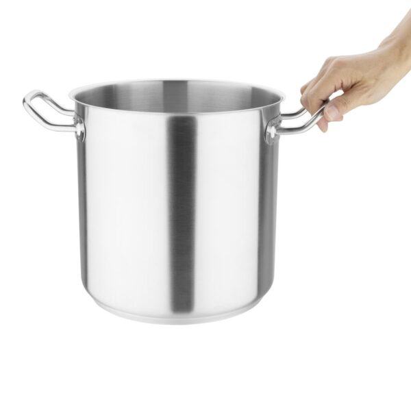 Vogue Deep Stockpot St/St - 240mm 10 1/2Ltr 355fl oz - Image 2