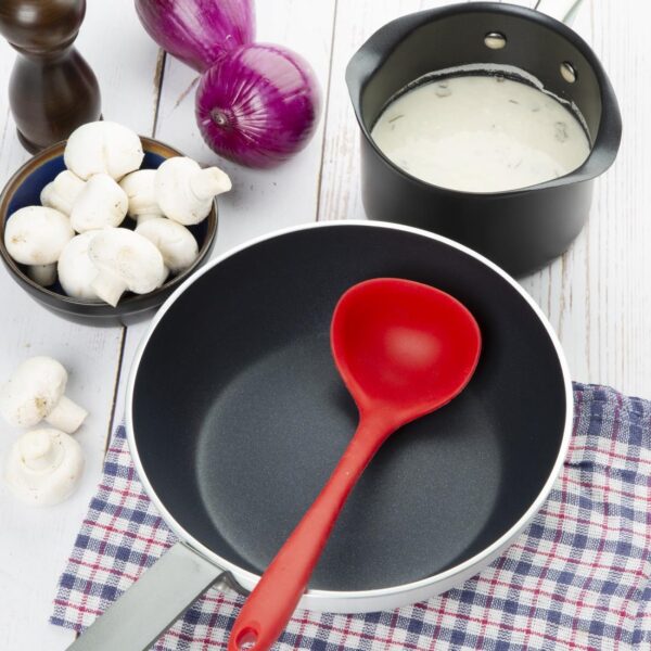 Vogue Saute Pan Aluminium Non-stick Teflon Platinum Plus - 240x70mm (9.5x2.75") - Image 4