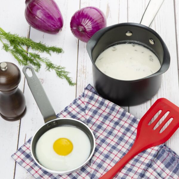 Vogue Blinis Frypan Aluminium Teflon Platinum Plus 120x20mm 4 3/4x0 3/4" - Image 5