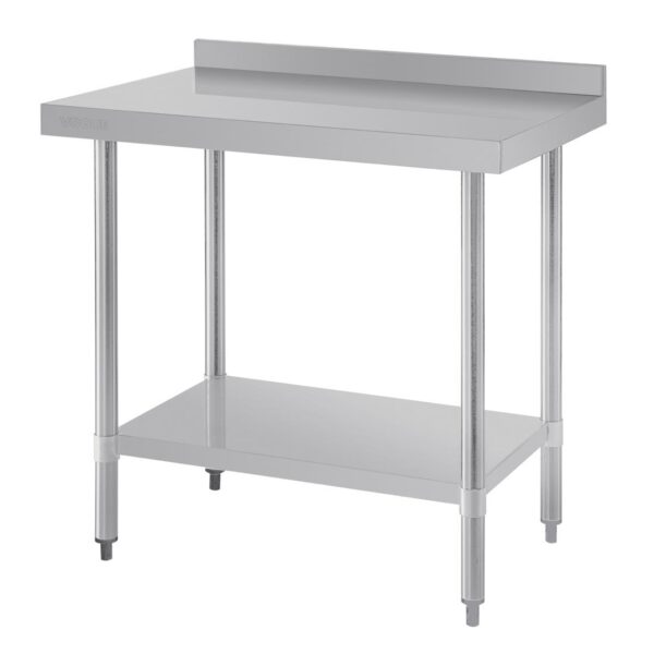Vogue Wall Table St/St - 900x600mm 35 1/2x23 1/2" (60mm Upstand)