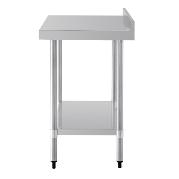 Vogue Wall Table St/St - 900x600mm 35 1/2x23 1/2" (60mm Upstand) - Image 6