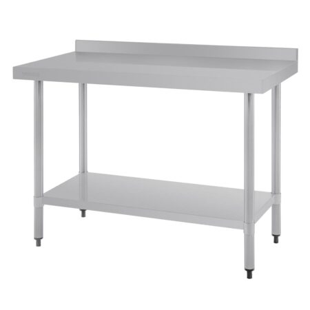 Vogue Wall Table St/St - 1200x600mm 47x23 1/2" (60mm Upstand)