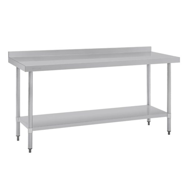 Vogue Wall Table St/St - 1800x600mm 70 3/4x23 1/2" (60mm Upstand) - Image 6