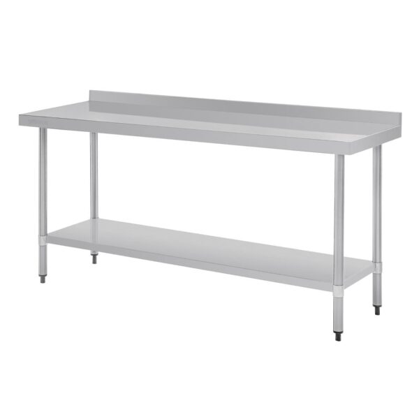 Vogue Wall Table St/St - 1800x600mm 70 3/4x23 1/2" (60mm Upstand) - Image 7