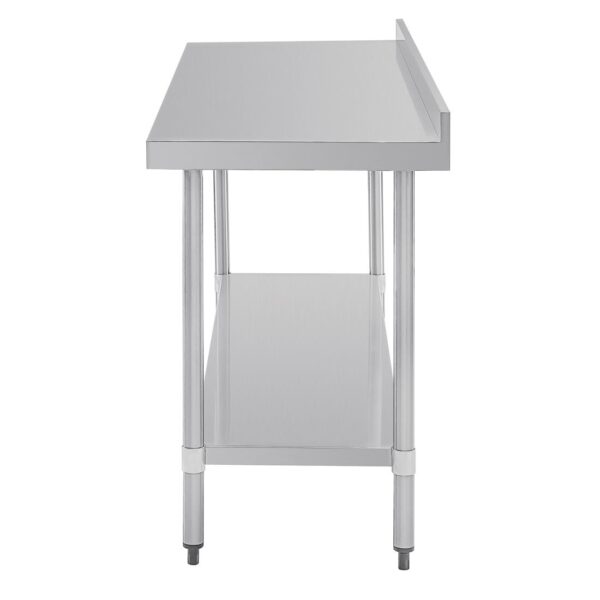 Vogue Wall Table St/St - 1800x600mm 70 3/4x23 1/2" (60mm Upstand) - Image 8