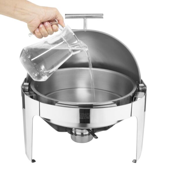 Paris Deluxe Round Roll Top Chafer Set - 6Ltr - Image 7