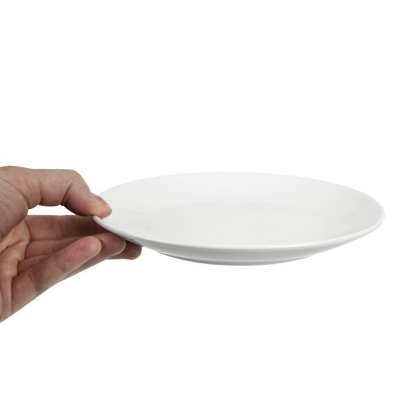 Olympia Whiteware Coupe Plate - 20cm 8" (Box 12) - Image 6
