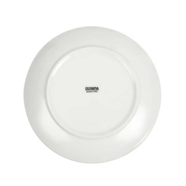 Olympia Whiteware Coupe Plate - 20cm 8" (Box 12) - Image 7
