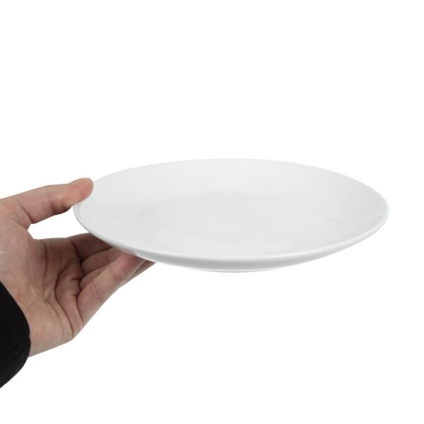Olympia Whiteware Coupe Plate - 23cm 9" (Box 12) - Image 6